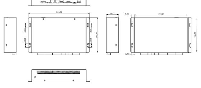 ECU5000 product dimensions